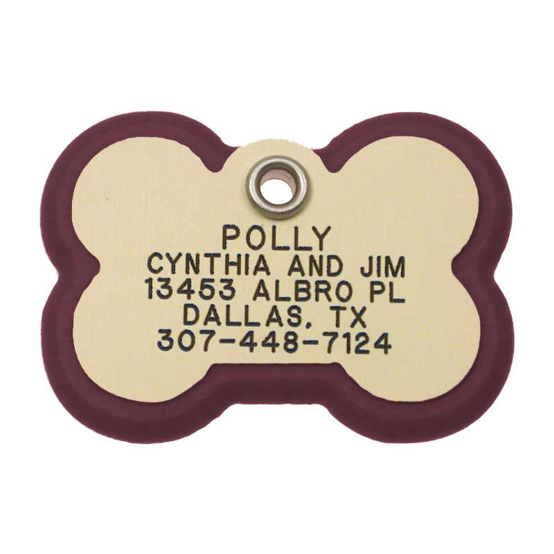 Bone Frame Tag, - Lucky Pet